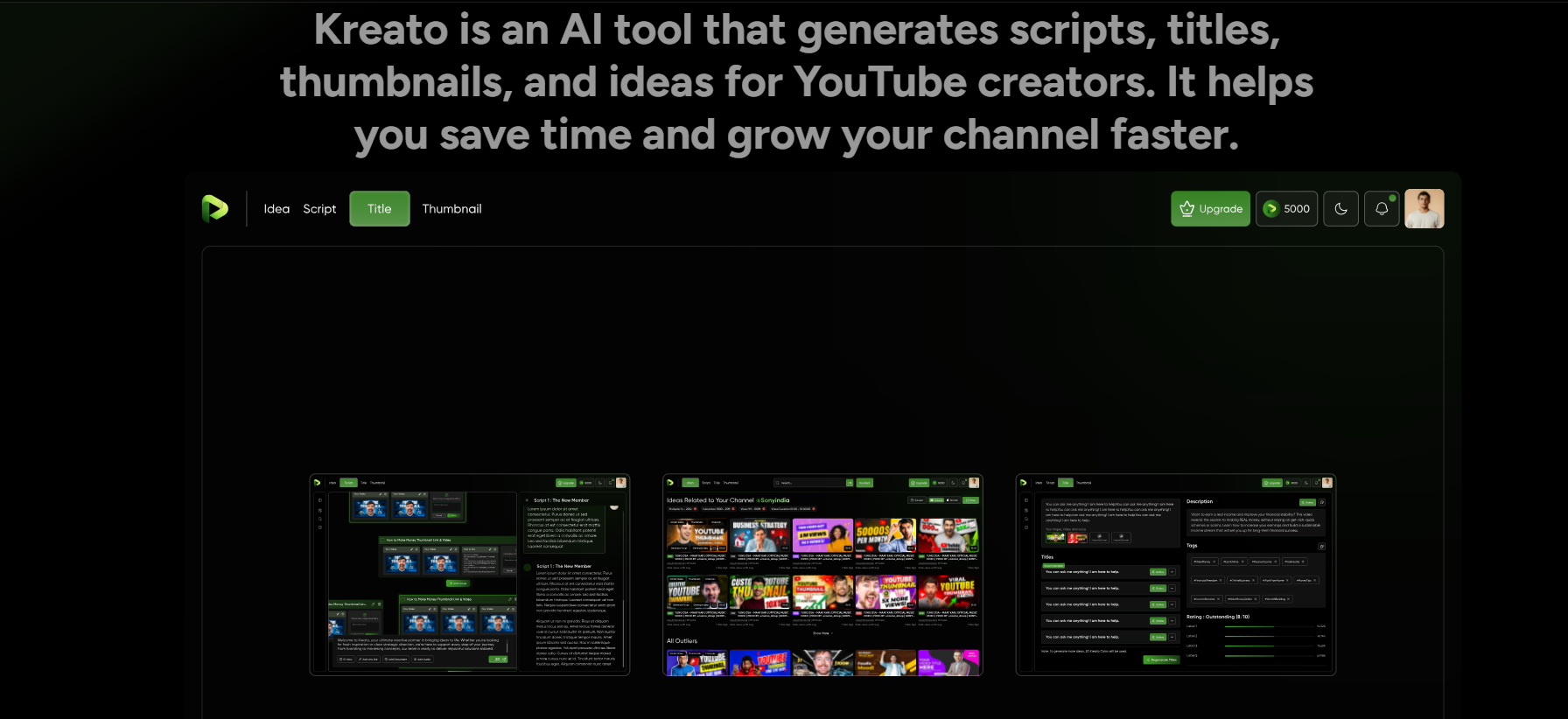 KretoAI: Revolutionary | YouTube Content Generator AI Technology Background